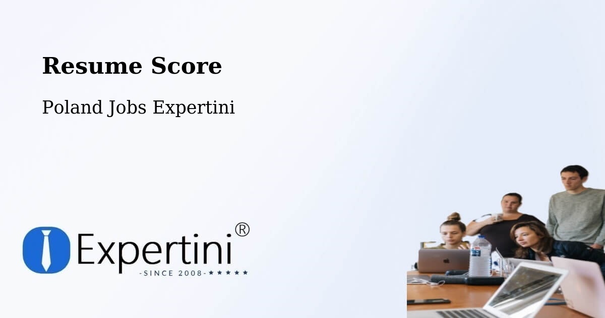 Resume Score & Job Description Match Tool – Walim - Poland Jobs Expertini